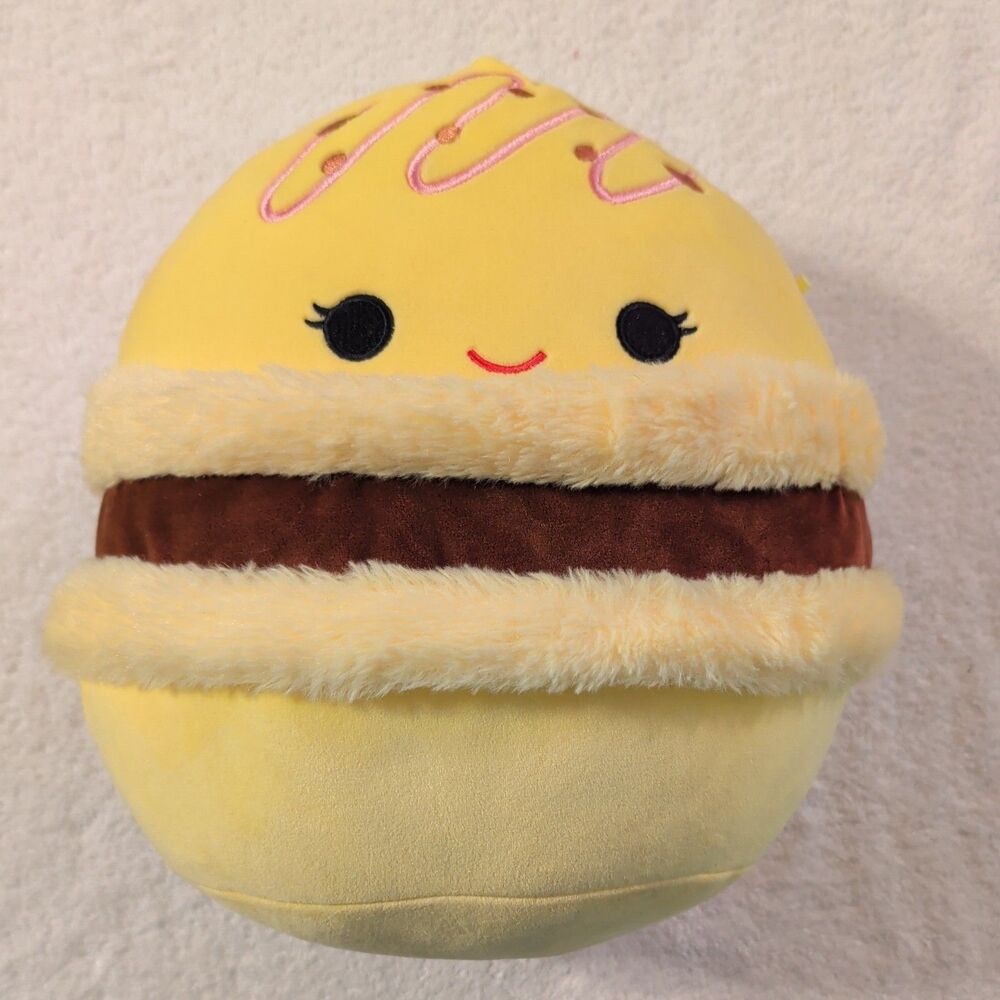 Squishmallows 11” Visconti the Yellow Macaron
